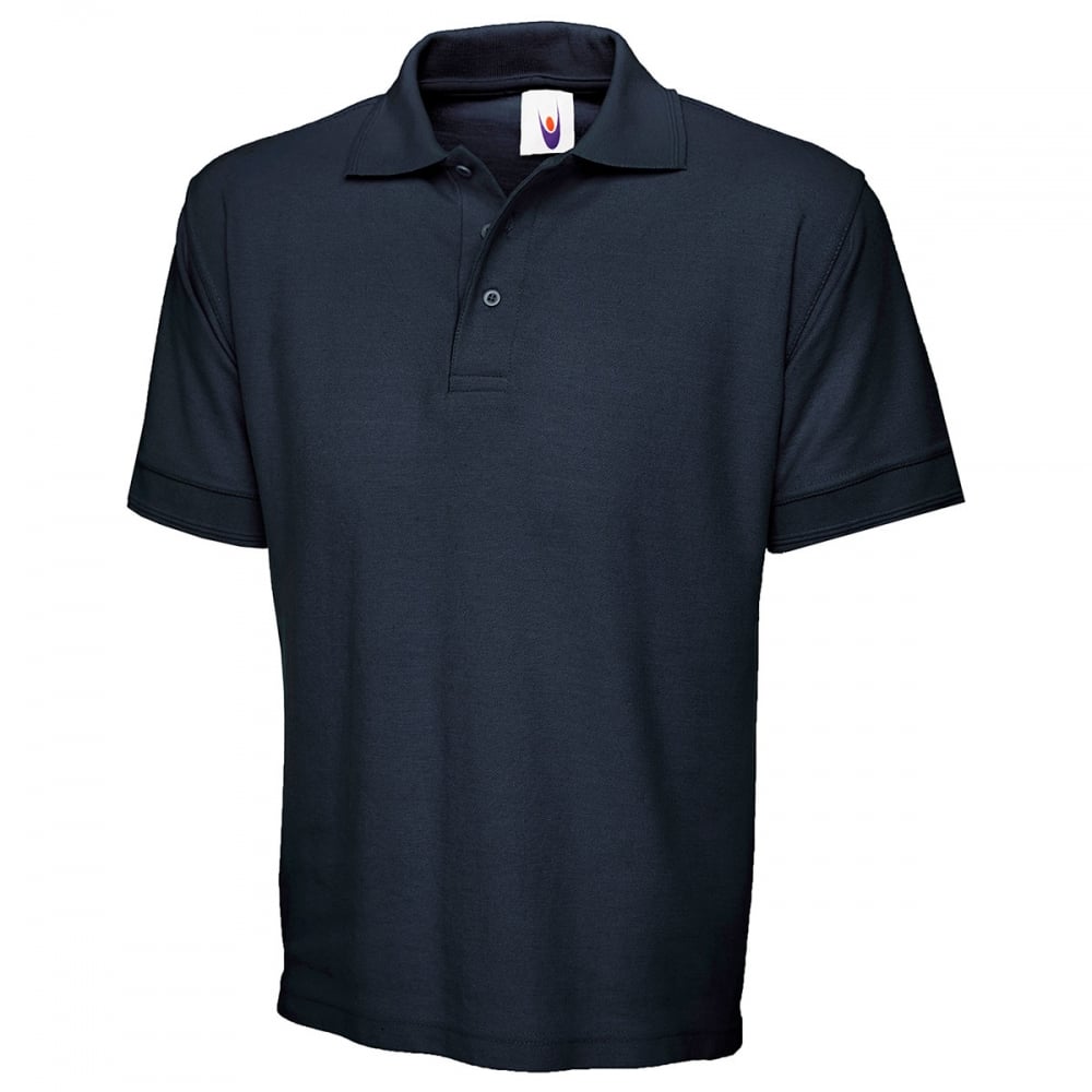 UC104 Heavyweight Cotton Poloshirt Navy XS *One Size Only - Outlet Store*