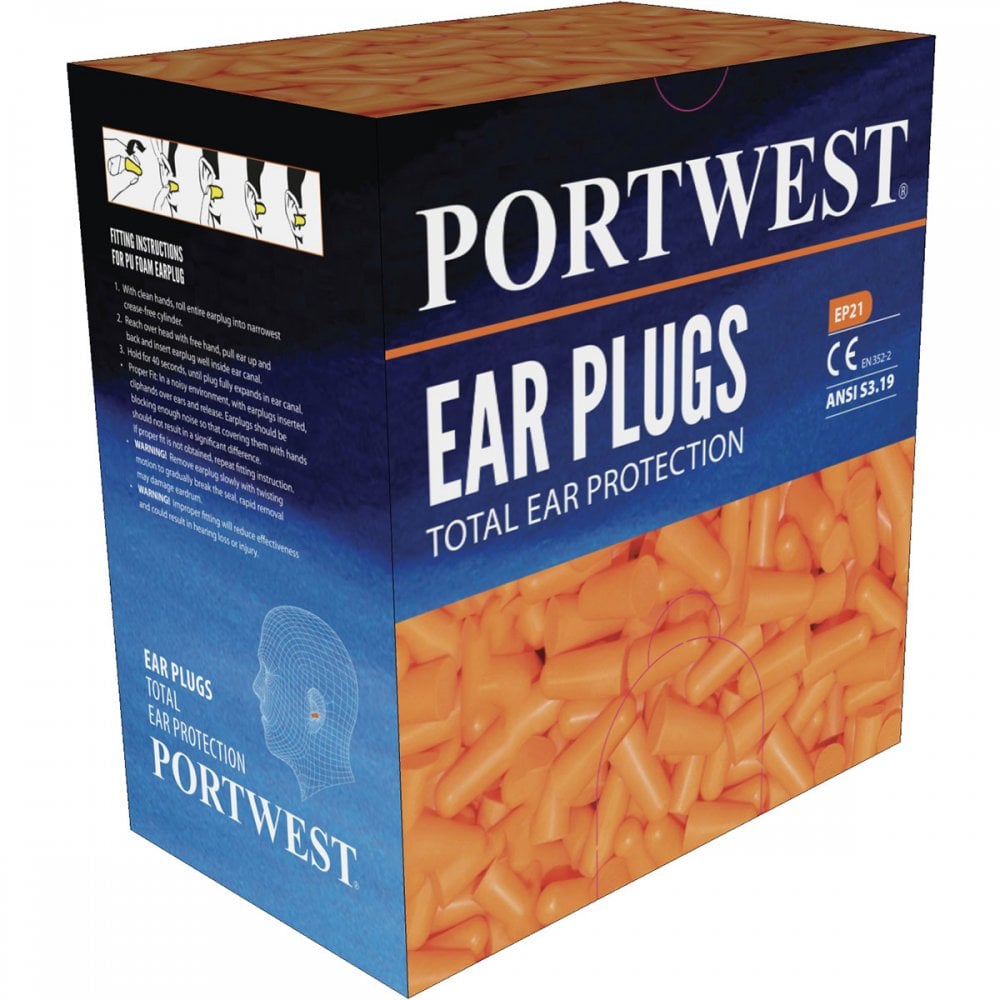 Earplug Dispenser Refill (500) Orange One Size *One Size Only - Outlet Store*