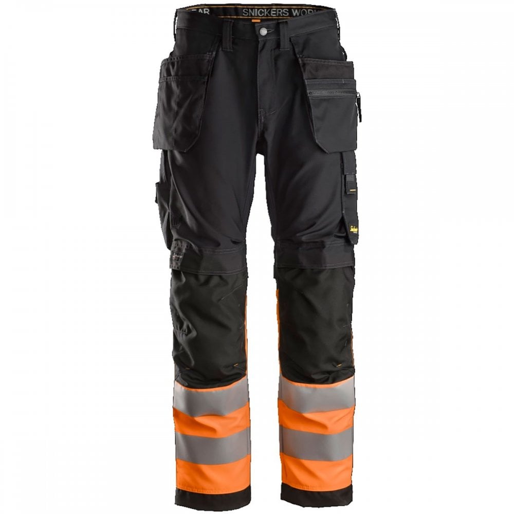 6233 AllroundWork High-Vis Work Trousers+ Holster Pockets Class 1