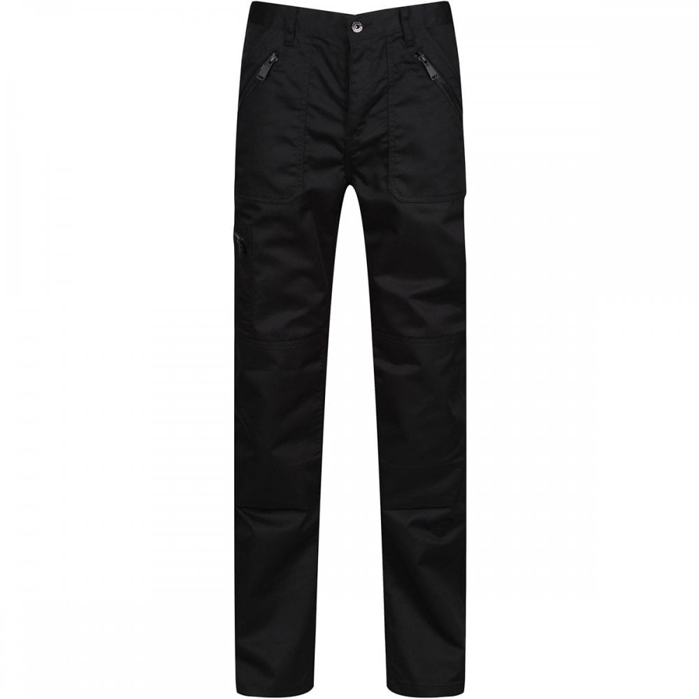 TRJ600 Mens Pro Multi Pocket Action Trousers Black 32" 34" *One Size Only - Outlet Store*