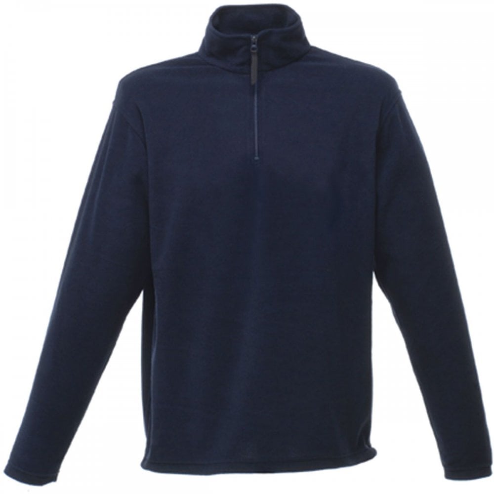 TRF549 Mens Micro Zip Neck Fleece Dark Navy M *One Size Only - Outlet Store*
