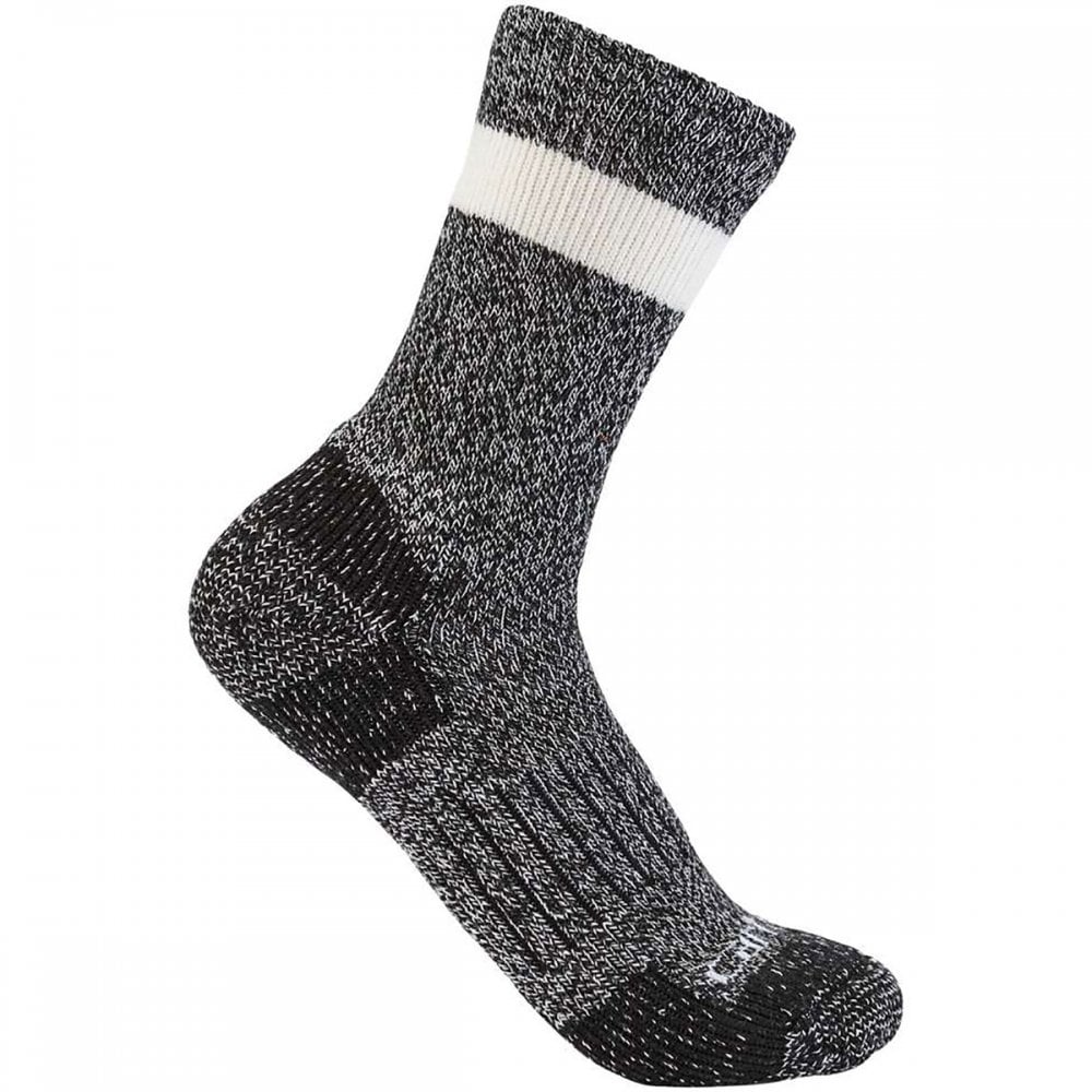 SC7680W Womens Midweight Crew Sock Black M *One Size Only - Outlet Store*