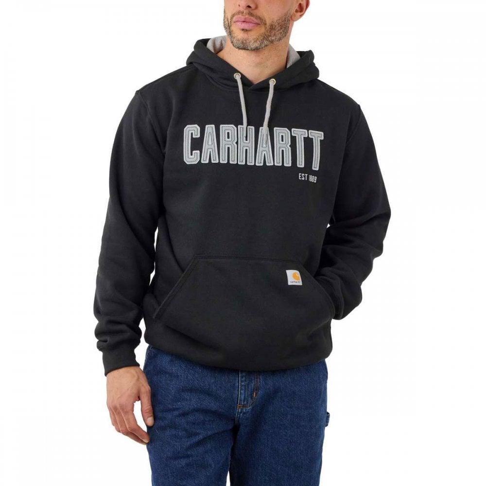 105494 Felt Logo Graphic Sweatshirt Hoodie
