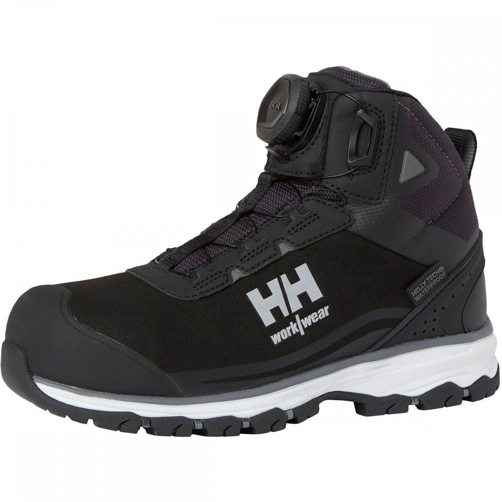 78249 Womens Luna 2 Mid Boa S3 Helly Tech® Boots UK6 - EU39 - US8.5 Black/Grey *One Size Only - Outlet Store*