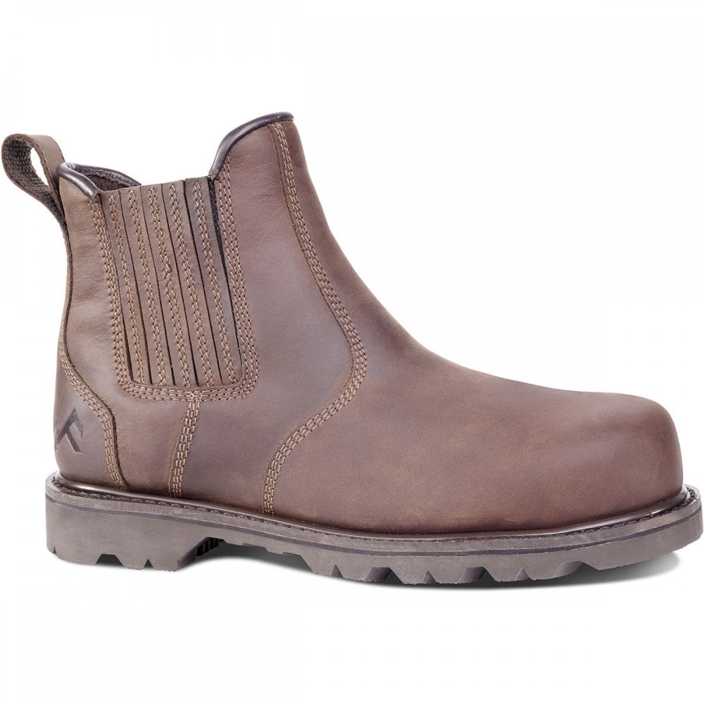 RF206 Farrier Chelsea S3 Safety Boot UK6 - EU39 - US7 Brown *One Size Only - Outlet Store*