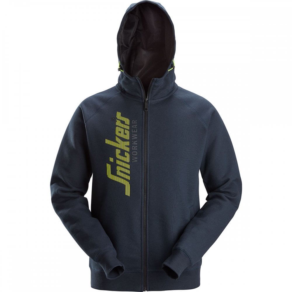 2846 Logo Super Heavyweight Full-Zip Hoodie Navy XL *One Size Only - Outlet Store*