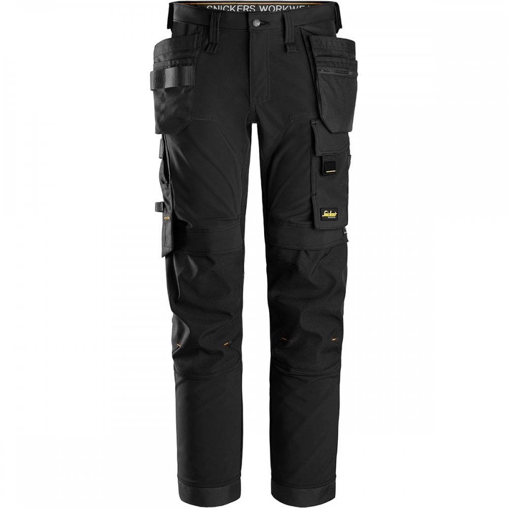 6275 AllroundWork 4-way Stretch Trousers With Holster Pockets Black 35" 35" *One Size Only - Outlet Store*