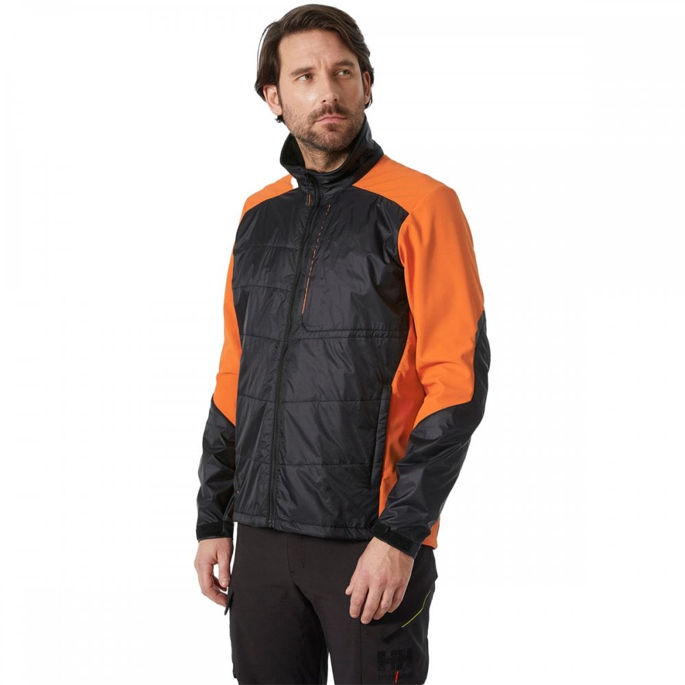 73233 Kensington Insulated Jacket Black/Dark Orange XL *One Size Only - Outlet Store*