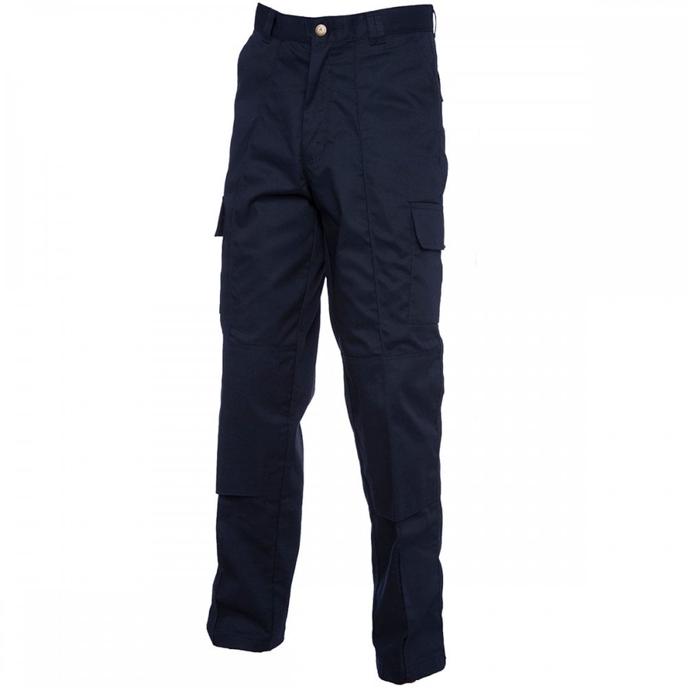 UC904 Cargo Trouser with Knee Pad Pockets Navy 31" 40" *One Size Only - Outlet Store*