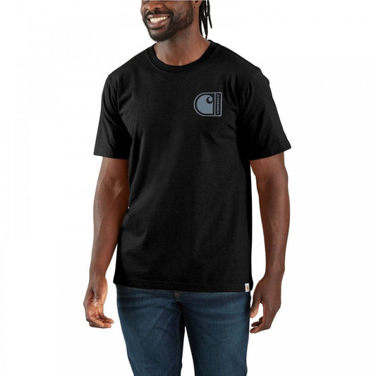 107048 Relaxed Fit Lightweight Short-Sleeve C Graphic T-Shirt