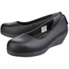 FS107 Antibacterial Memory Foam Slip on Wedged Safety Court Shoe