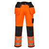 PW3 T501 Vision Hi-Vis Holster Trousers Orange/Black