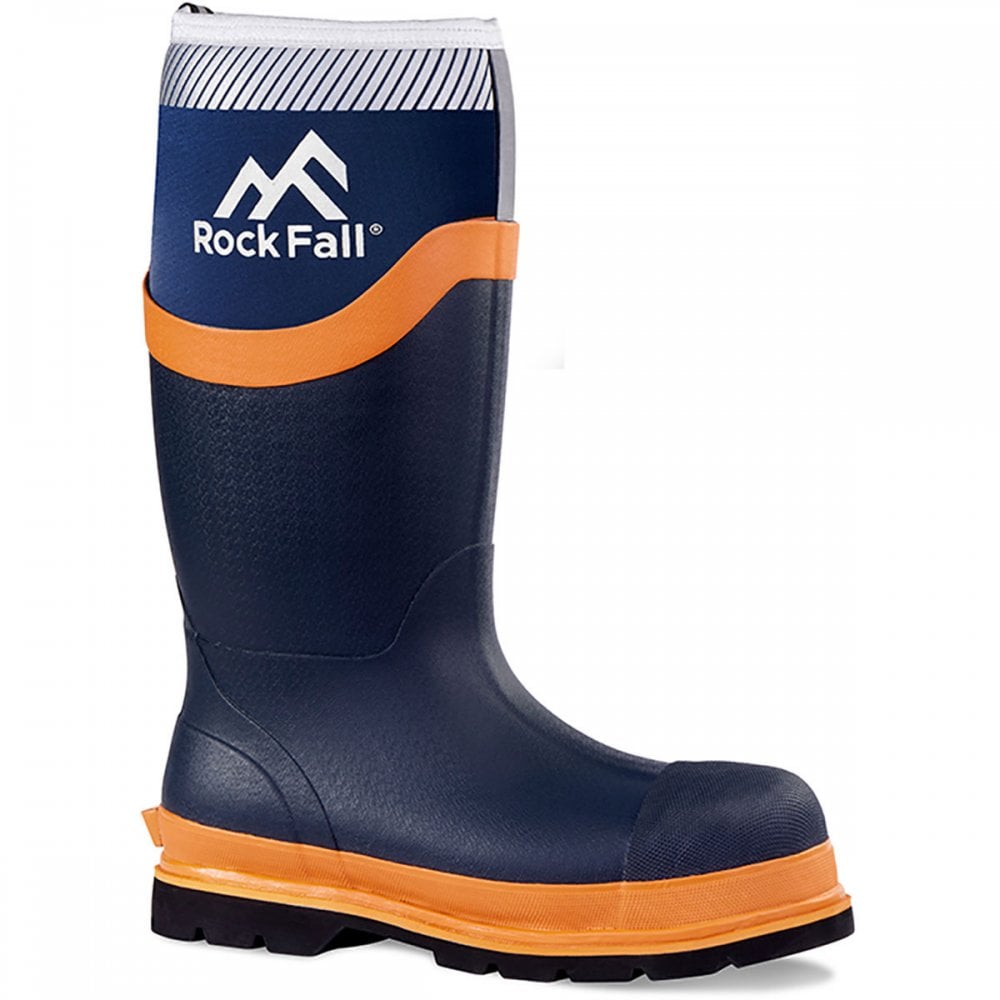 RF290 Silt Neoprene Safety Wellington UK5 - EU38 - US6 Navy *One Size Only - Outlet Store*
