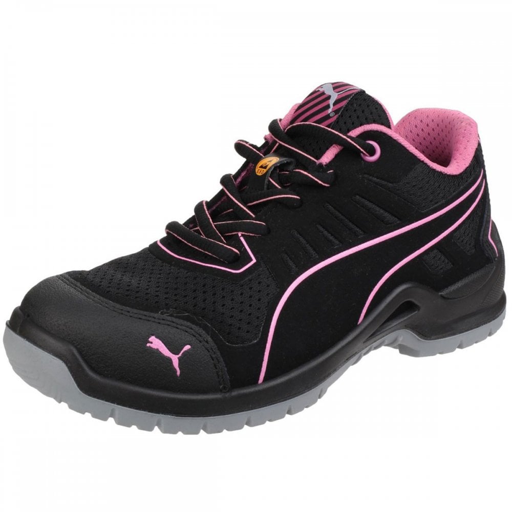 Fuse Tech Lightweight Ladies Lace up Safety Trainer Shoe - Breathable