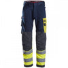 6376 ProtecWork Flame Retardant High-Vis Class 1 Work Trousers Navy/High Visibility Yellow 30" 35" *One Size Only - Outlet Store*