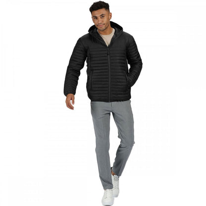 TRA423 Mens Honestly Made 100% Recycled Insulated Hooded Jacket