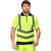 TRS189 Mens Hi Vis Pro Reflective Polo Work Shirt