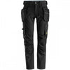 6208 LiteWork Trousers+ 4 Way Stretch Detachable Holster Pockets Black - Slim Fit Black 32" 36" *One Size Only - Outlet Store*