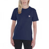 103067 Loose Fit Heavyweight Short-Sleeve K87 Pocket T-Shirt Navy S *One Size Only - Outlet Store*