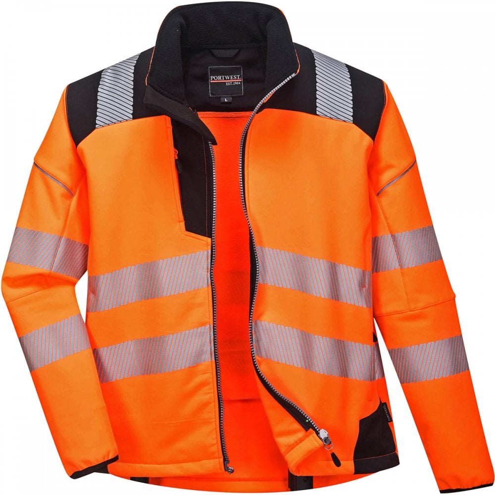 T402 PW3 Hi-Vis Softshell Jacket