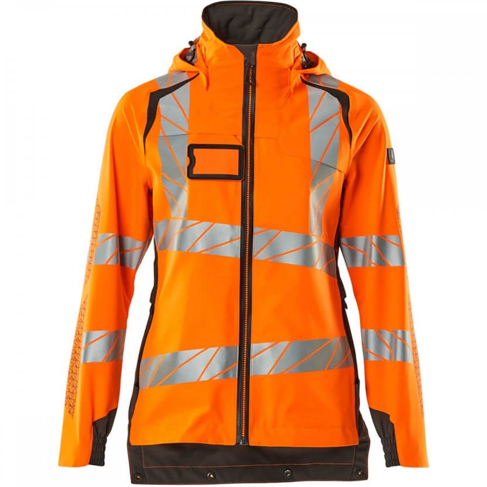 19011 Womens Accelerate Safe Outer Shell Jacket Hi-Vis Orange/Dark Anthracite M *One Size Only - Outlet Store*