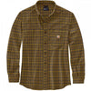 105432 Midweight Flannel Long Sleeve Plaid Shirt