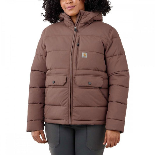 105457 Womens Relaxed Fit Montana Insulated Jacket Nutmeg M *One Size Only - Outlet Store*