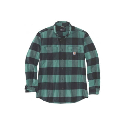 105432 Midweight Flannel Long Sleeve Plaid Shirt