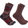 SC3152-W Womens Heavyweight Crew Sock 2 Pack
