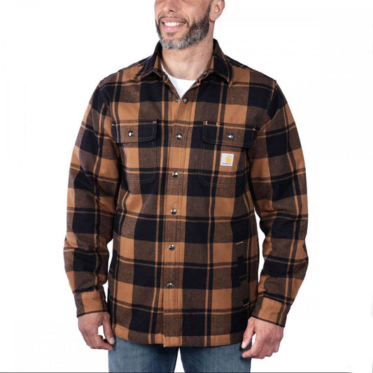 105939 Flannel Sherpa-Lined Shirt Jacket