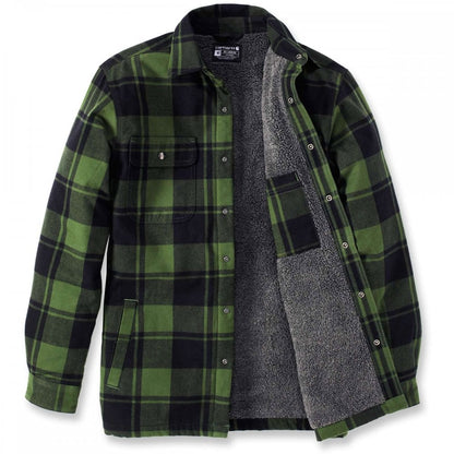 105939 Flannel Sherpa-Lined Shirt Jacket