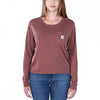 106121 Womens Lightweight Long Sleeve Pocket T-Shirt (Spring 2024 New Colours)
