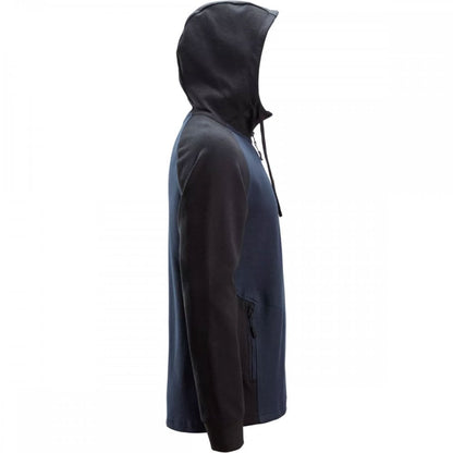 2842 Two-Coloured Half-Zip Hoodie