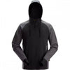 2842 Two-Coloured Half-Zip Hoodie