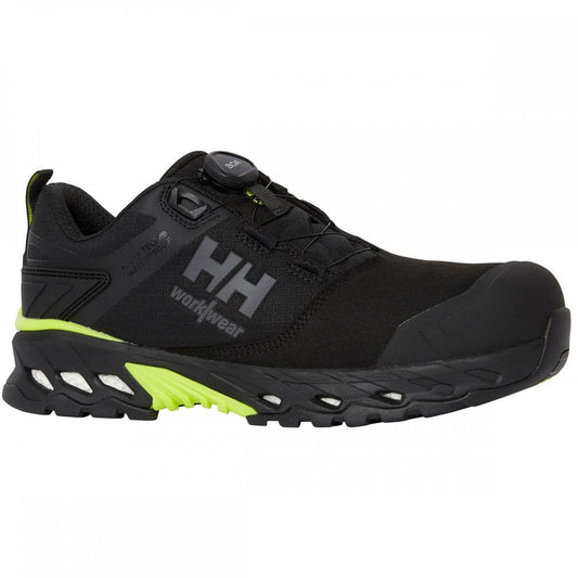 78340 Magni Evolution Low Boa S7L Helly Tech® UK10.5 - EU45 - US11.5 Black/Dark Lime *One Size Only - Outlet Store*