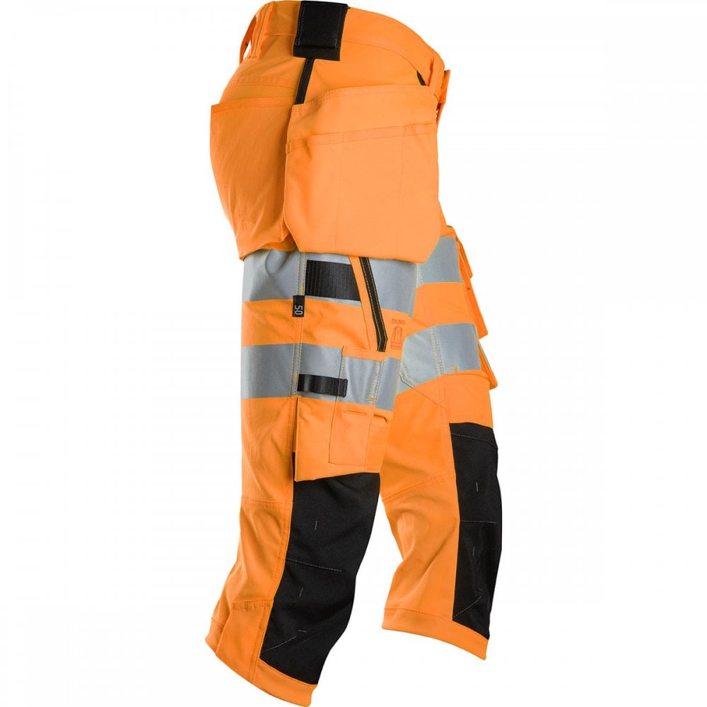 6138 High-Vis Class 1/2 Stretch Pirate Shorts Holster Pockets