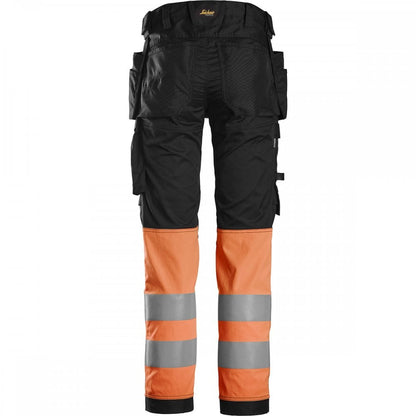 6234 High-Vis Class 1 Stretch Trousers Holster Pockets
