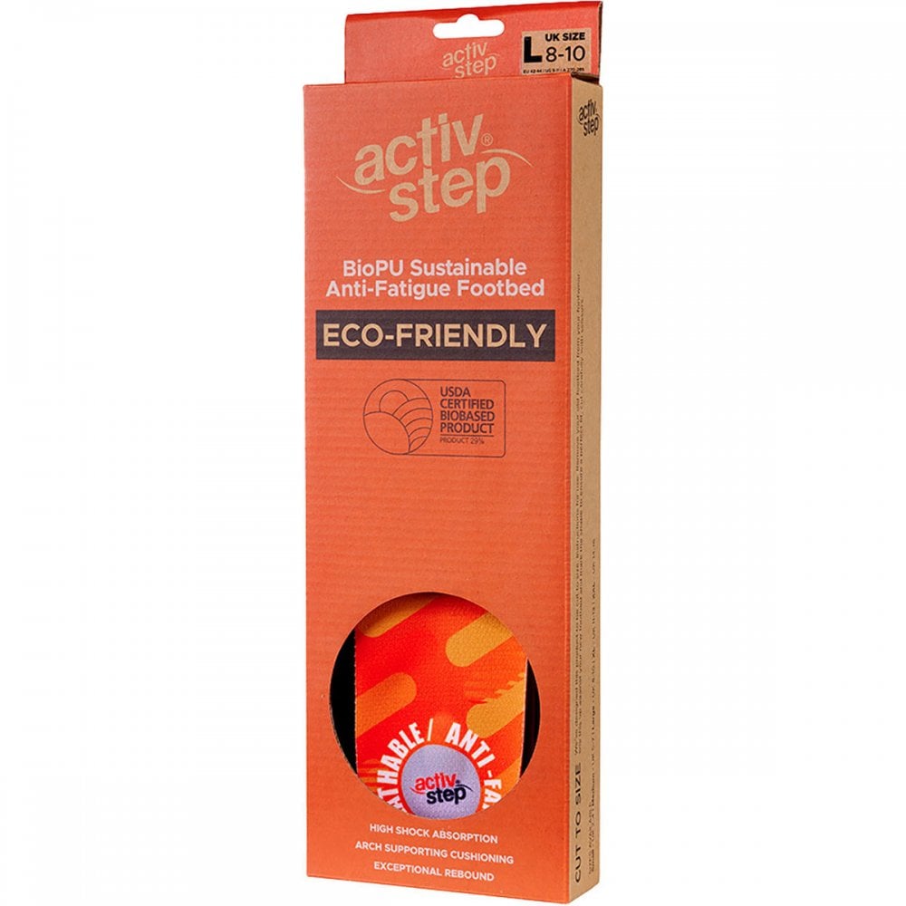AS001 Insole Activ-Step BioPU Sustainable Anti-Fatigue Footbed