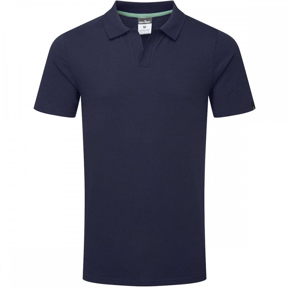 EC210 Organic Cotton Recyclable Polo Shirt Navy XL *One Size Only - Outlet Store*