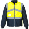 Hi Visibility 2-Tone Jacket Yellow/Navy 2XL *One Size Only - Outlet Store*