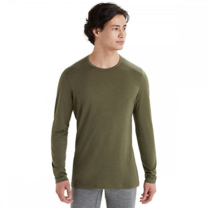 Mens Merino 200 Oasis Long Sleeve Crewe Thermal Top