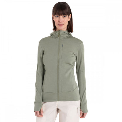 Womens Merino 260 Quantum Long Sleeve Zip Hoodie