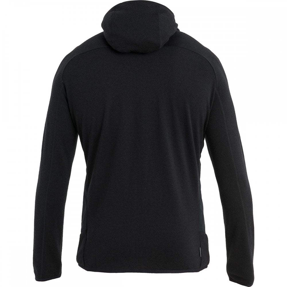 Mens Merino Blend Quantum Hybrid Long Sleeve Zip Hoodie