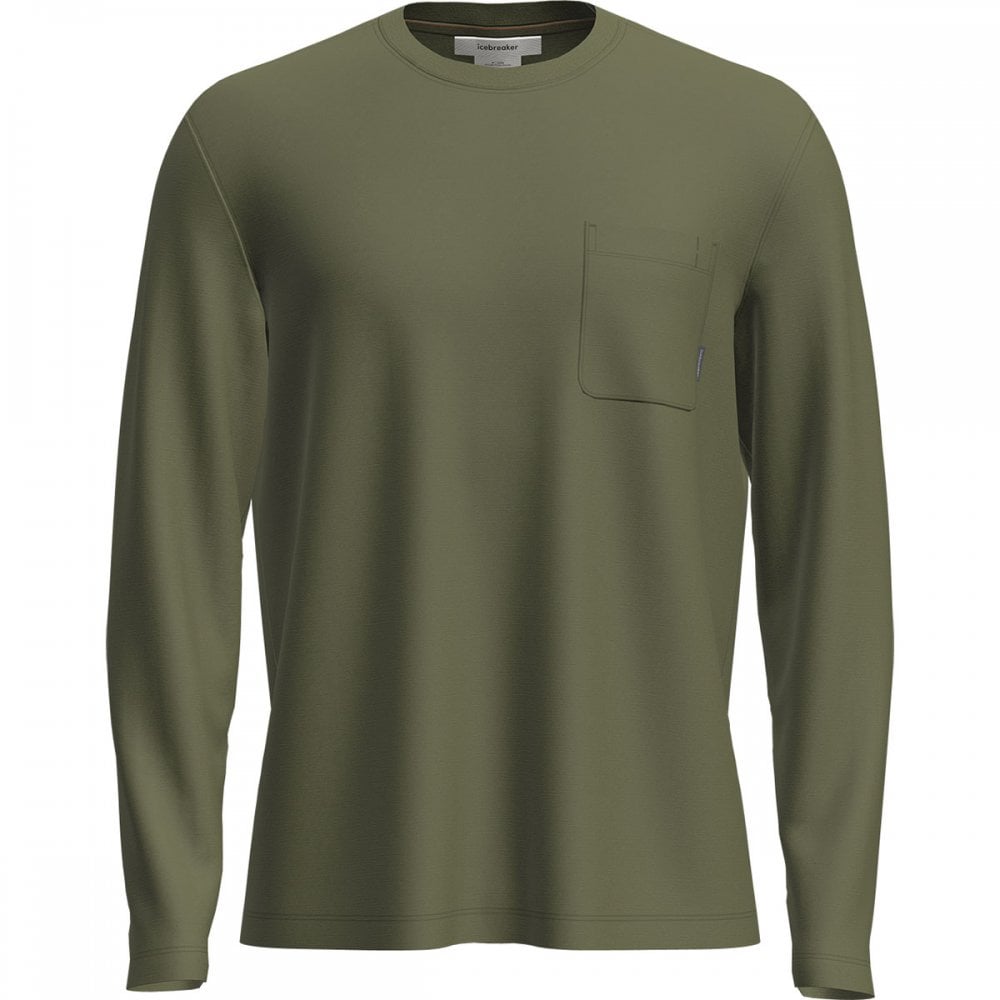 Mens Merino 150 Tech Lite Long Sleeve Relaxed Pocket T-Shirt
