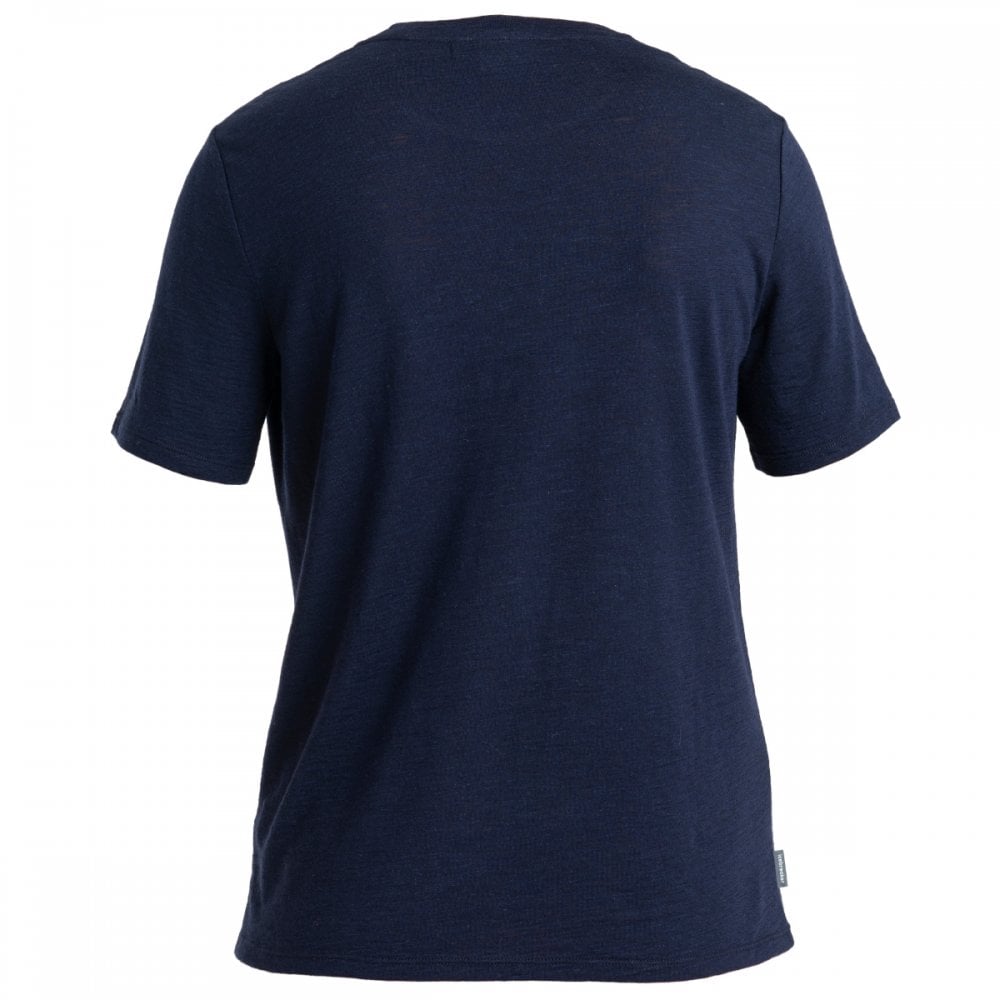 Womens Merino Linen Short Sleeve T-Shirt