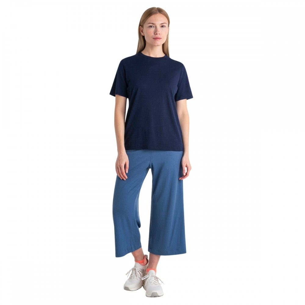 Womens Merino Linen Short Sleeve T-Shirt
