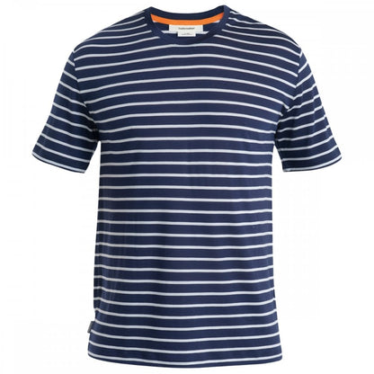 Mens Merino Blend Drayden Short Sleeve T-Shirt Stripe