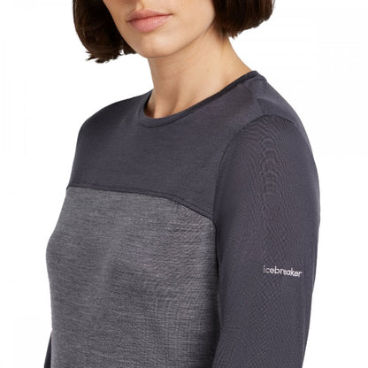 Womens Merino Blend 125 Cool-Lite™ Sphere Long Sleeve T-Shirt Colour Block