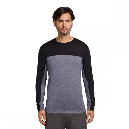 Mens Merino Blend 125 Cool-Lite™ Sphere Long Sleeve T-Shirt Colour Block