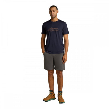 Mens Merino 150 Tech Lite Short Sleeve T-Shirt Pukaki Reflected